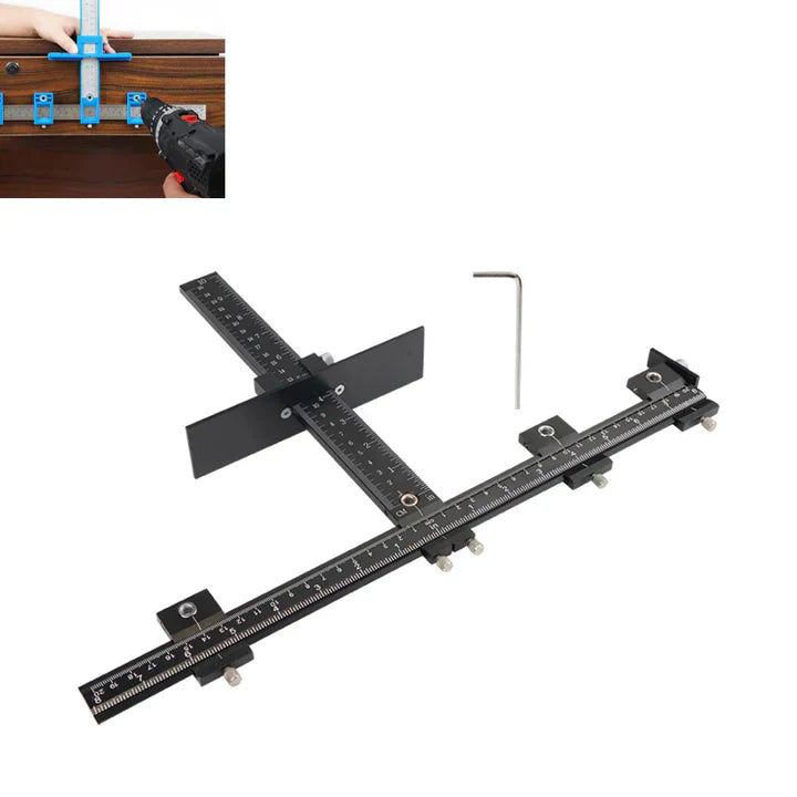 Precision template for exact drilling and installations