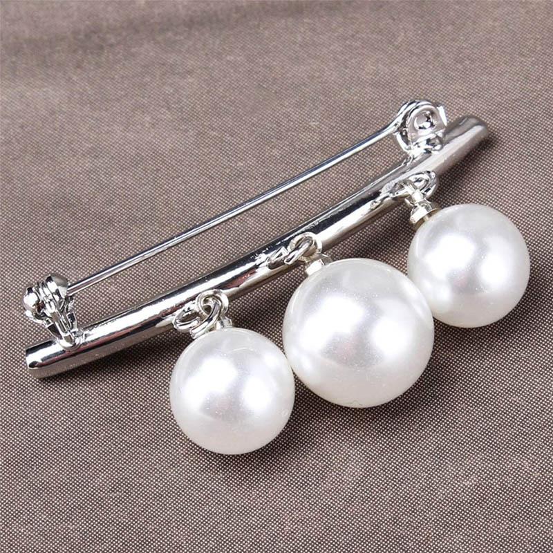 Nail-free pearl scarf ring waist buckle