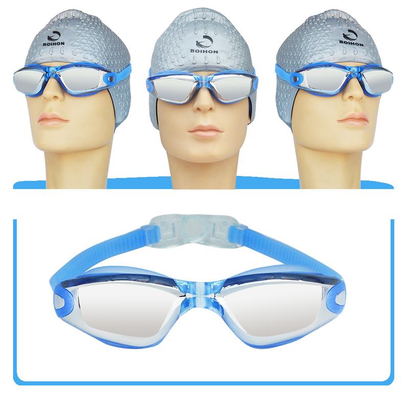 No leak anti-fog UV protection triathlon swim goggles