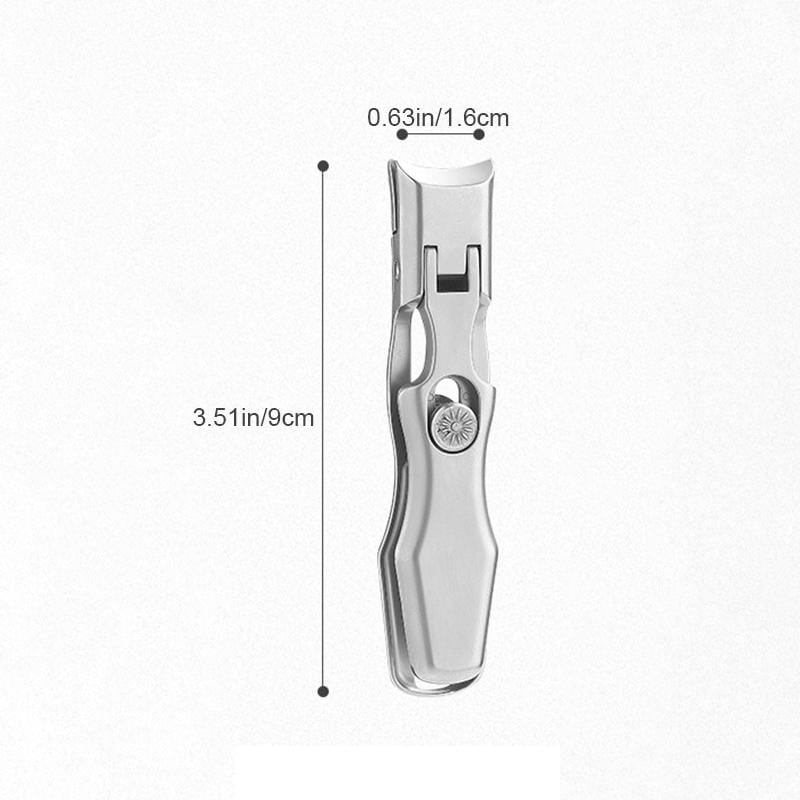 Portable ultra-sharp stainless steel nail clippers