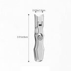 Portable ultra-sharp stainless steel nail clippers