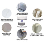 Transparent waterproof coating agent