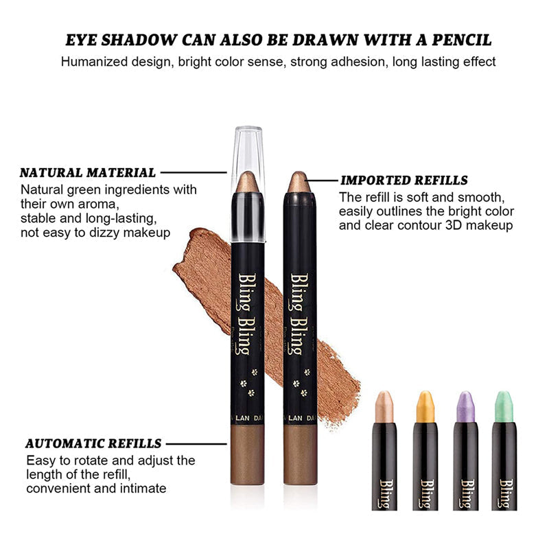 15 Color Highlighter Eye Shadow Stick