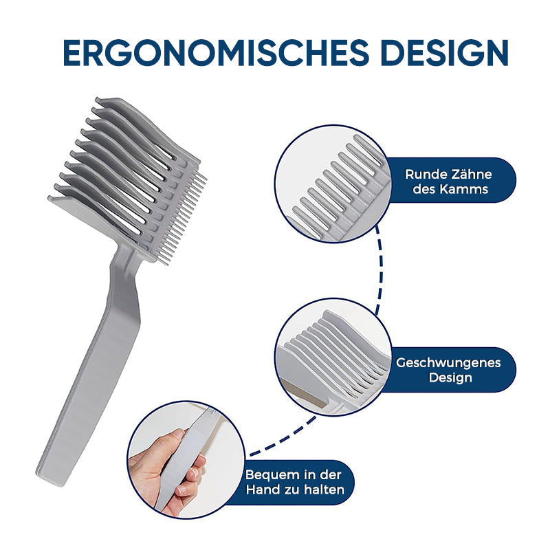 Barber Shop Men's Hairdresser Flat Hair Comb