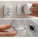 Wall-mounted toothbrush holder with cover
