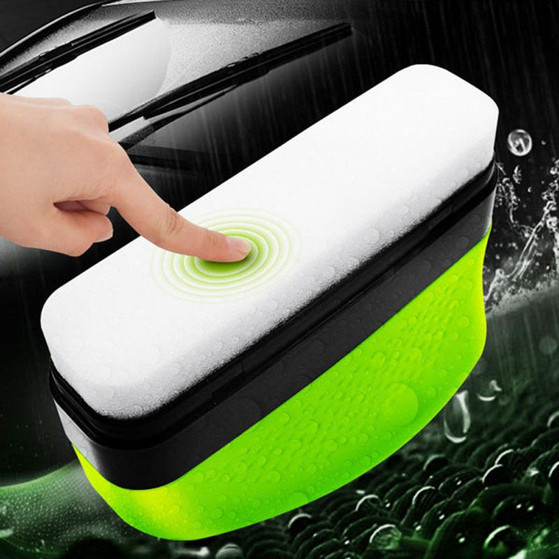 Oil film remover brush for car