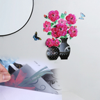 DIY Plant Vase 3D Stereo Sticker Self-Adhesive