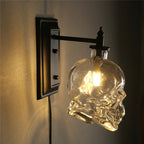 Gothic Skull Bottle Retro Wall Lamp