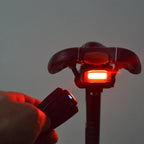 Intelligent sound and light alarm rear for bicycle