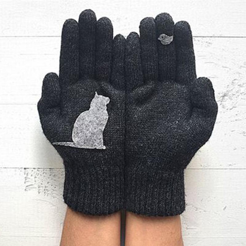 Cotton Gloves in Cat Style