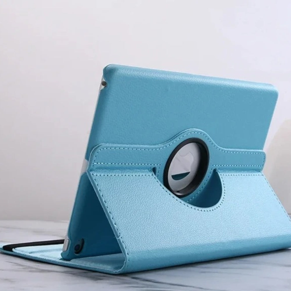 360-Degree Rotating Smart Leather Stand Case for iPad – Auto Sleep/Wake, Protective Cover