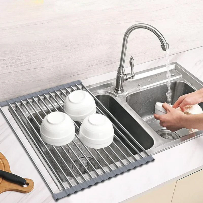 Compact Dish Dryer Foldable Over Sink