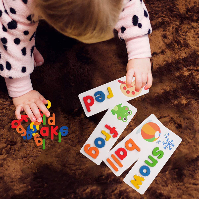 Letter recognition spelling game