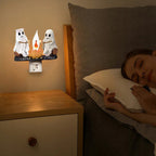 Ghost fire with flickering night light ️‍