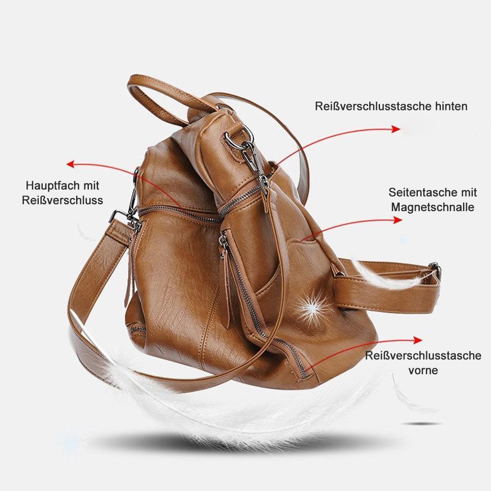 Rucksack with large capacity - Full leather