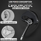 Bluetooth V8S Headset with Noise Cancellation, 8-Hour Playback and 10 m Range
