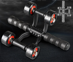 Triple Abdominal Roller Workout