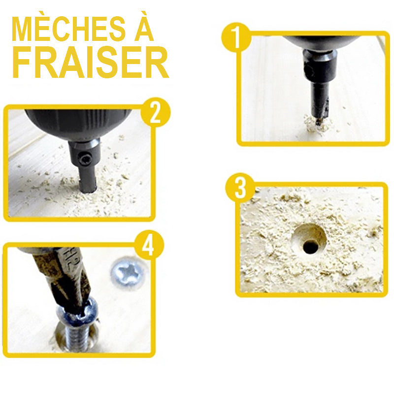 Hollow cut for wood processing (5 pieces)