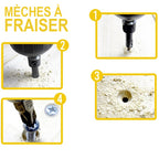 Hollow cut for wood processing (5 pieces)