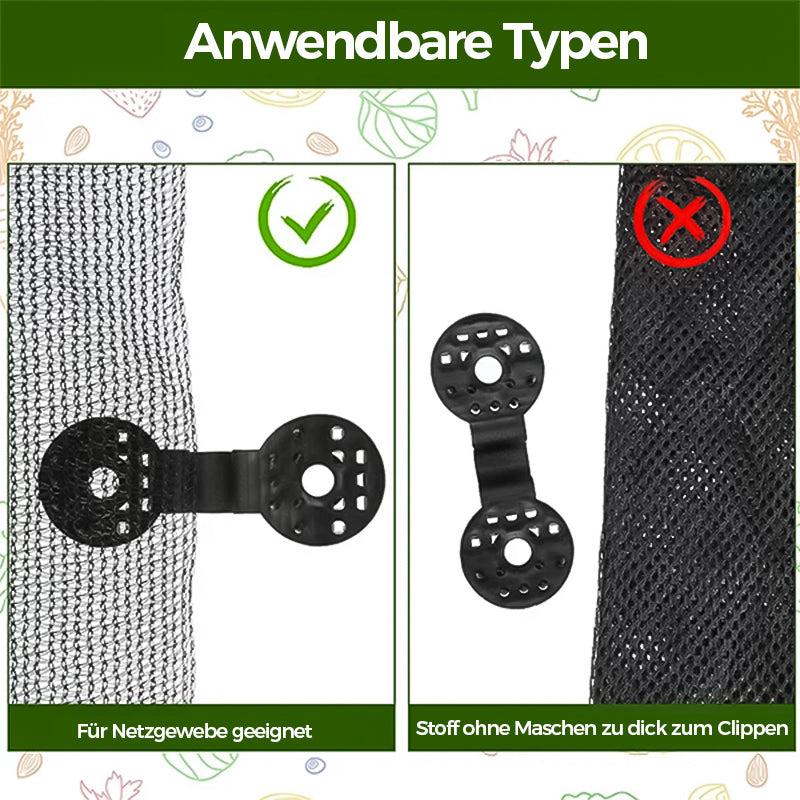 PLASTIC CLIPS FOR PROTECTIVE CLOTH