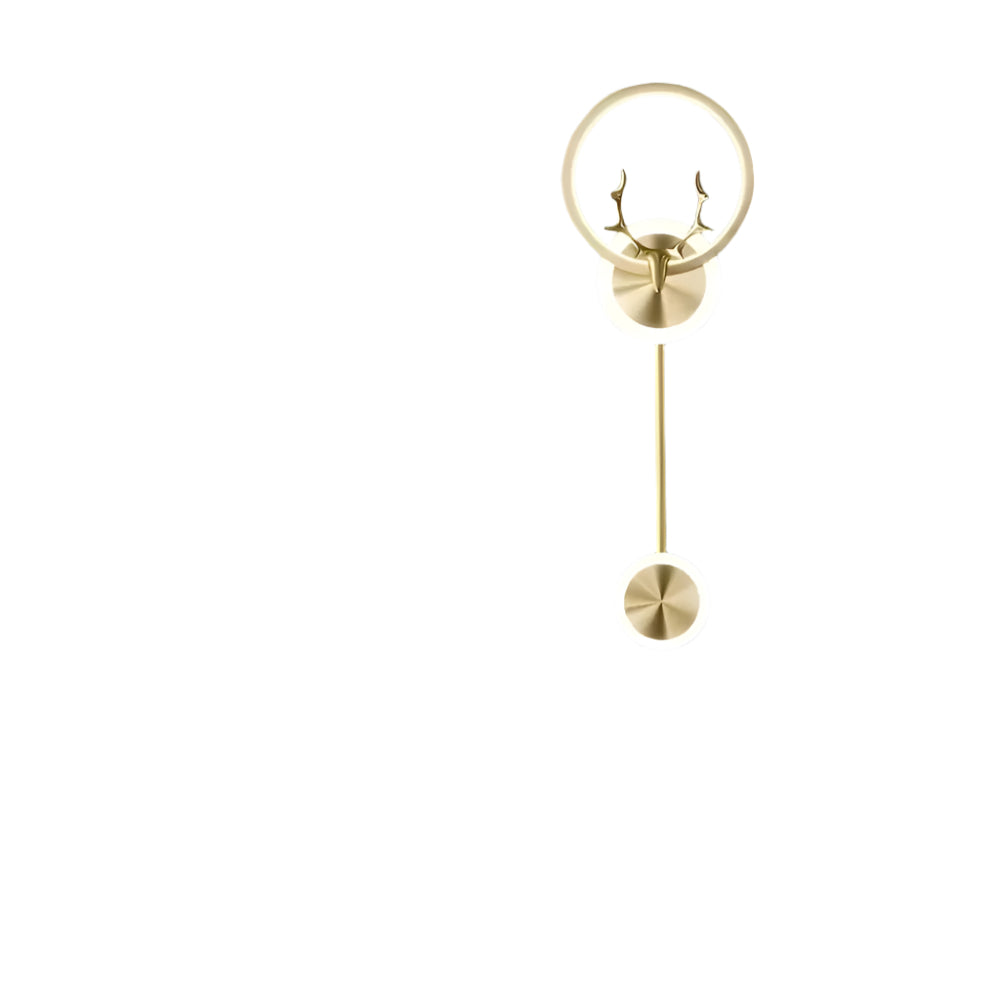Elegant double wall light for minimalist and atmospheric lighting at home