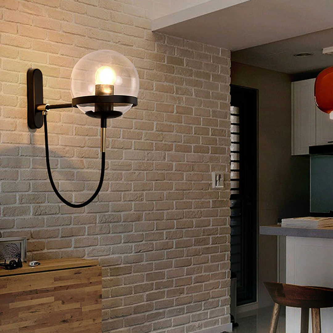 Stylish Glass Wall Lamp