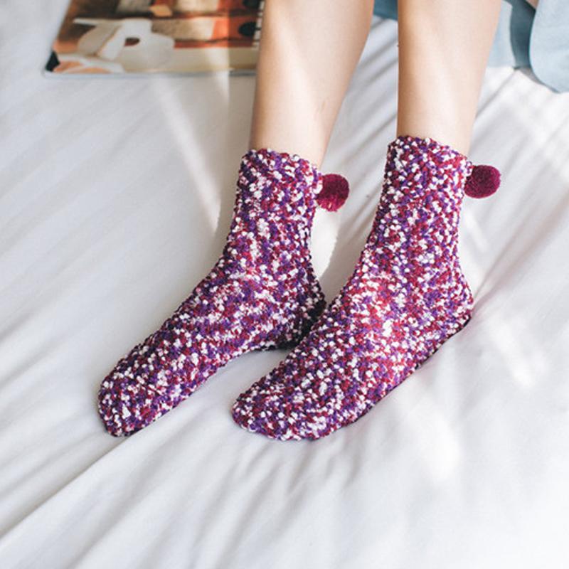 Comfy Gift Pom Pom Cupcake Socks