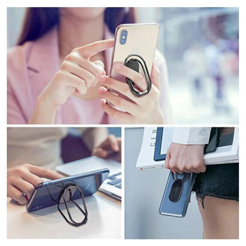 Metallic foldable phone holder