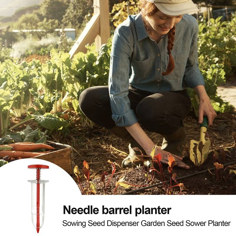 Needle Seed Spreader for Garden – Precise Plant Seed Dispenser for Even Seeding