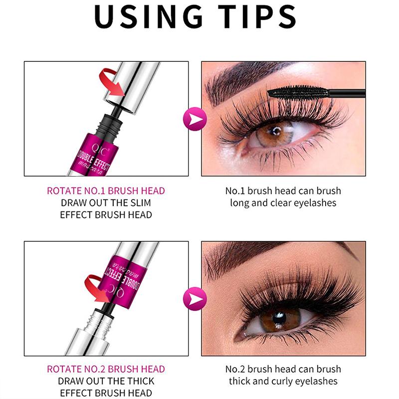 Waterproof double-sided mascara