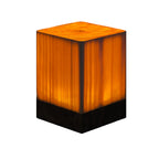 Cordless LED table lamp with rechargeable battery and touch control – Warm wood design for a cozy atmosphere