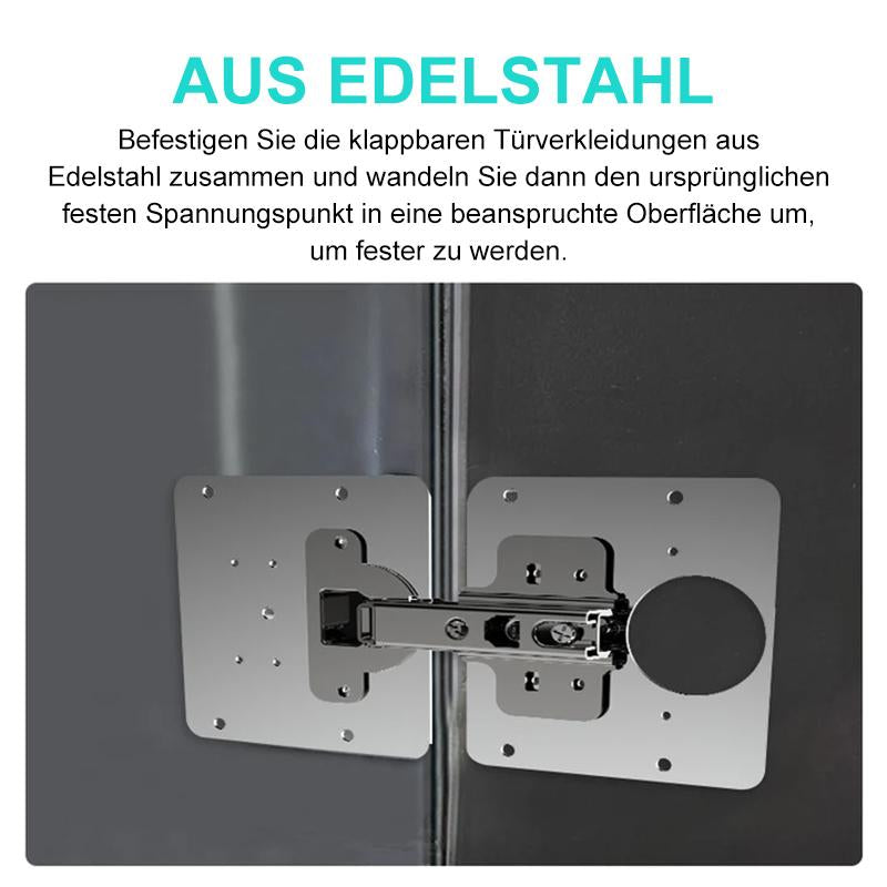 Repair piece for side hinge plate