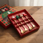 Stainless Steel Christmas Utensil 4-Piece Sets