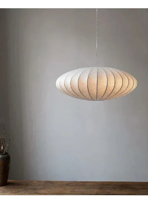 SilkCrown - Silk Pendant Lamp with Crystals