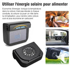 Solar fan for car