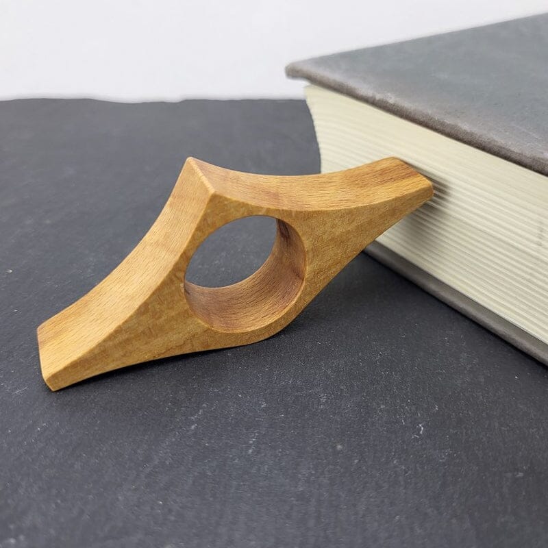 Book reading tool made of solid wood