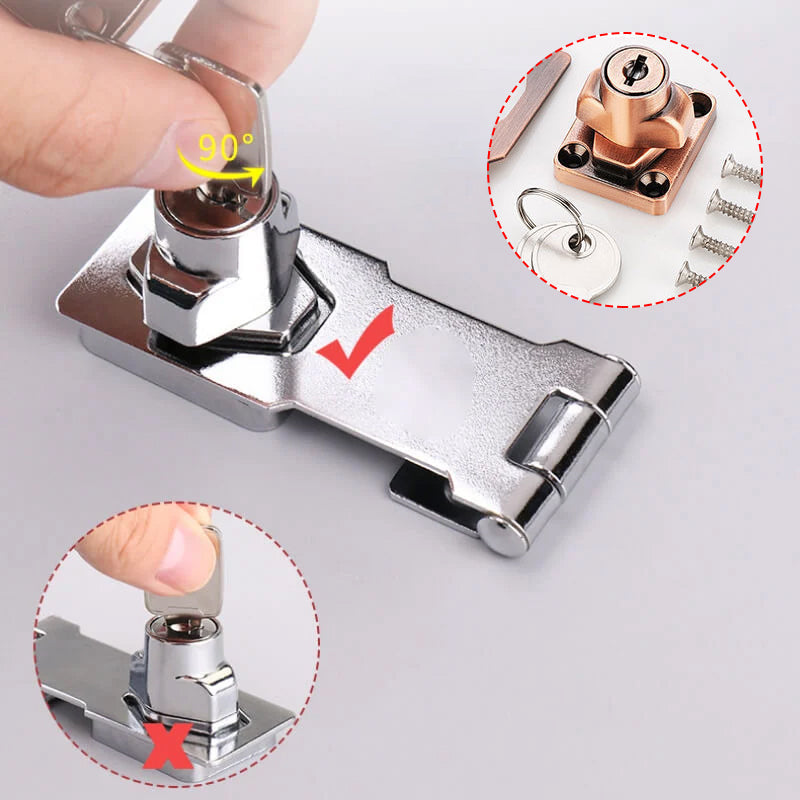 Door lock without drilling