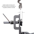 Hidden hinge template 35 mm for woodworking