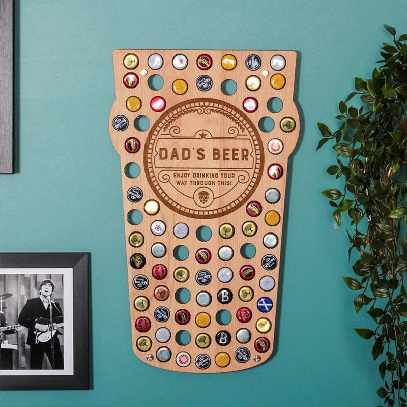 Beer bottle cap holder