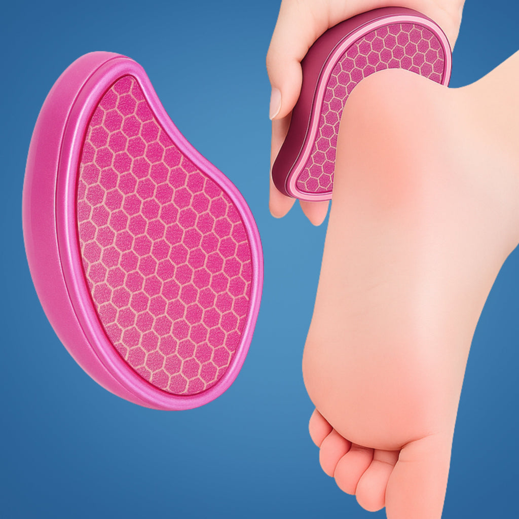 Skin Remover – Nano Glass Surface – Washable & Gentle – Smooth Cracked Heels at Home