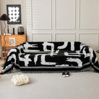 Brushstroke Art Sofa Cover