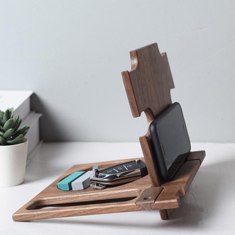 Wood Desktop Storage Container