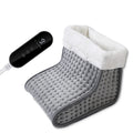 Soft Plush Electric Foot Warmer with Adjustable Temperature