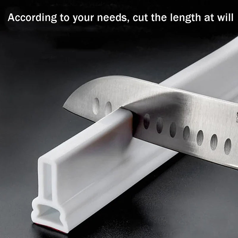 Silicone water-retaining strip