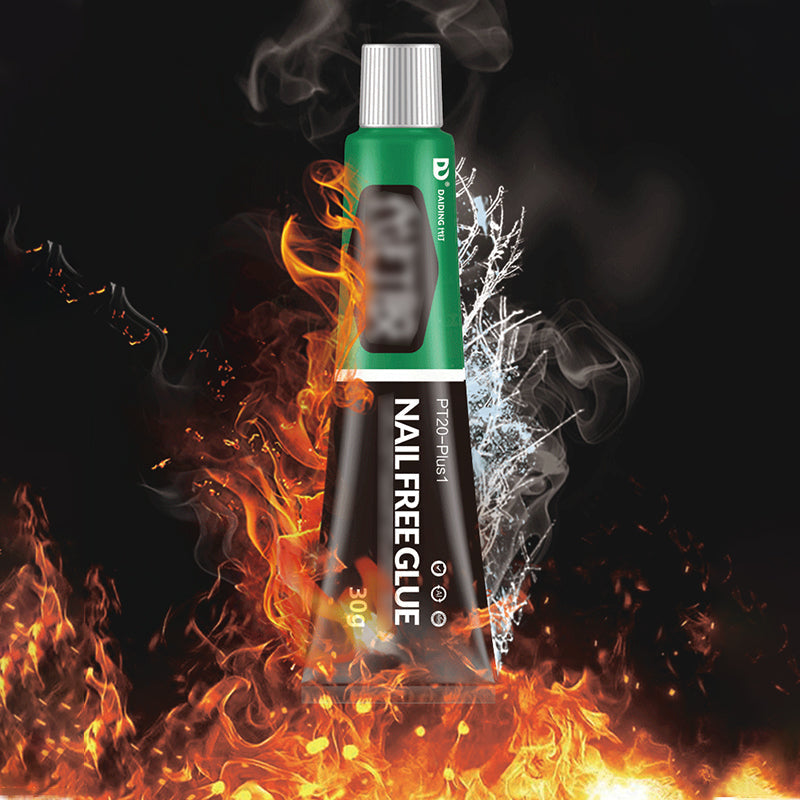Fast drying glass adhesive