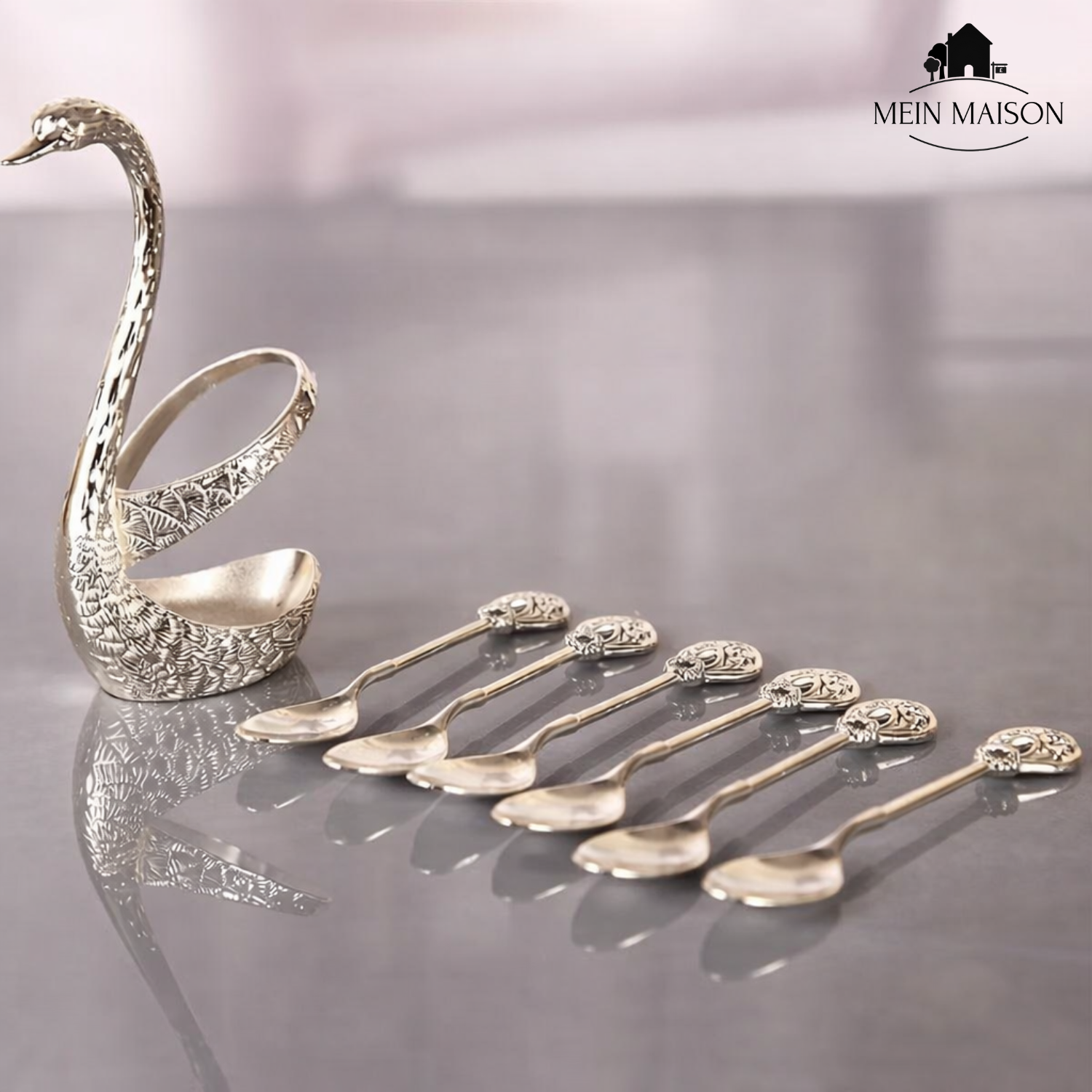 SwanLuxe – Enhance coffee experiences with stylish swan-shaped spoons