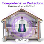 Portable USB electric mosquito killer lamp