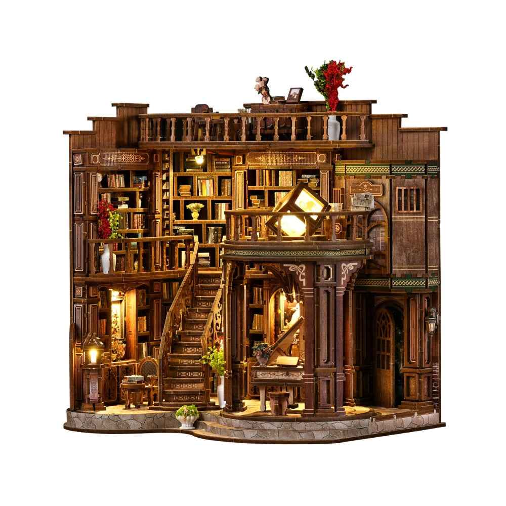 Dreamy Book Hall DIY Mini House Kit | DIY Miniature Kit