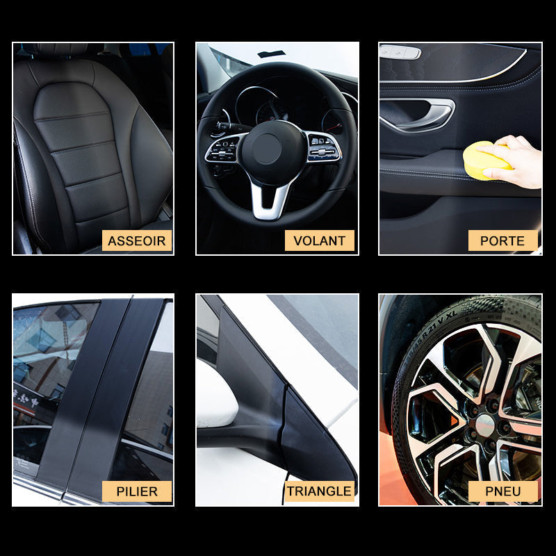 Products for the care of renovated coating pastes auto & leather
