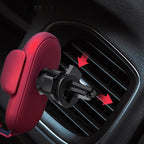 Intelligent wireless car sensor phone holder charger
